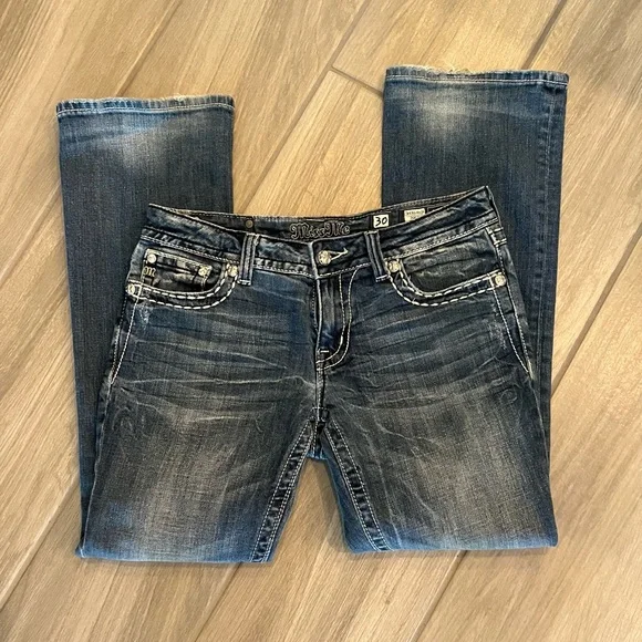 Miss Me jeans size 30 Jess3669B2R Boot cut - Picture 2 of 6
